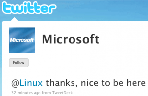 @Microsoft Thanks @linux