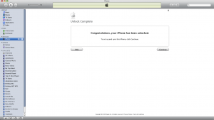 Factory Unlocked iPhone iTunes